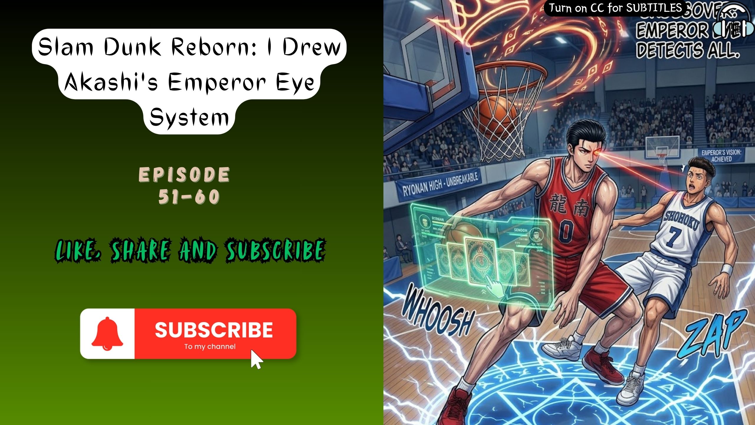 Slam Dunk Reborn: I Drew Akashi's Emperor Eye System EP 51-60